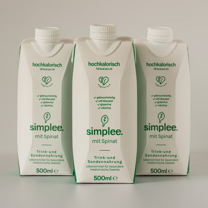 simplee. mit Spinat HK 1,5kcal/ml Sondennahrung Probepaket