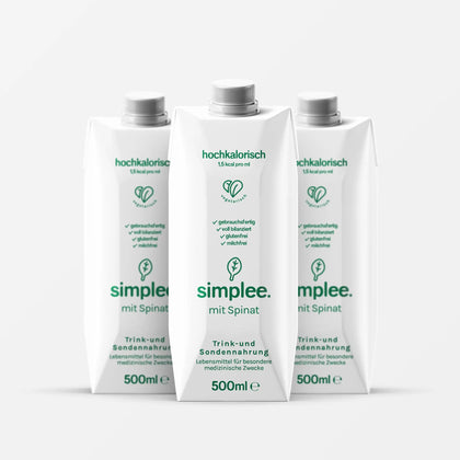simplee. mit Spinat HK 1,5kcal/ml Sondennahrung Probepaket